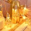 Светодиодные гирлянды на батарейках 2M/10 лампочек гирлянда желаний спальня сад декоративные день рождения свадьба рождественская вечеринка свет