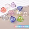 10pcs Transparent Flower Bead Caps Multi-Petal Wind Bell Beads New Keychain Pendant Earring Jewelry
