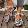 Summer Sandals Women's Embroidered Casual Leaky Heel Soft Sole Ethnic Chinese Style Fashion Ethnic Style Shoes Flats