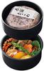 Skater Round Lunch 500ml with Two Made in Delivery Studio Ghibli Design Box, Capacity, Fork, Tiers, Japan, Jiji, Kiki's Service, (ONWR1-A)