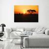 Canvas Print, African Sunset