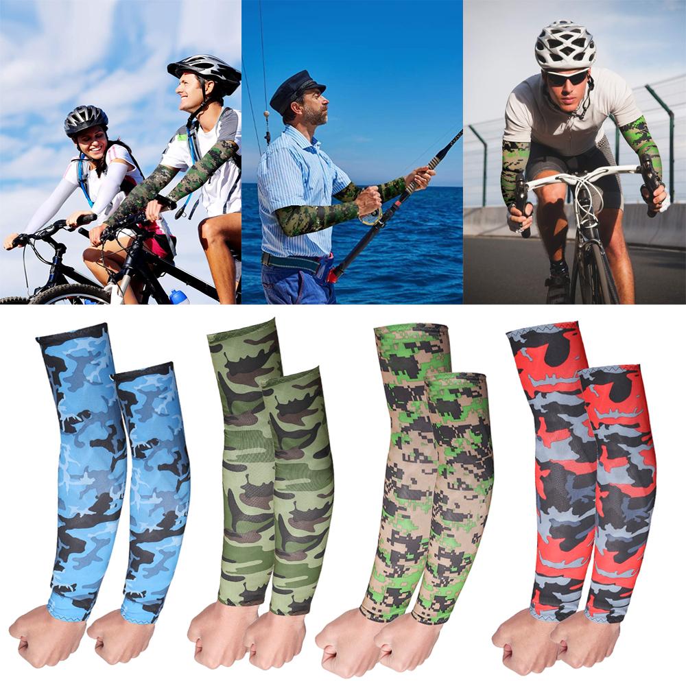 New Basketball Running Summer Cooling Arm Sleeves Arm Cover Sun Protection Outdoor Sport