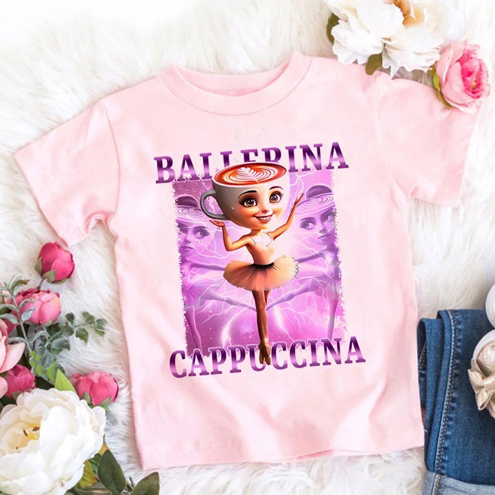 Summer Tops Italian Brainrot T-Shirt Cartoon Anime Print Clothes Round Neck Basic Tops Fashin Casual Loose T Shirts Gift Unisex