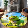 Customizable S-Shrek3 Round Non-Slip Carpet - Ideal for Garden, Picnic, Office, Perfect for Decoration, Suitable For All Seasons