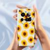 For Xiaomi 15 Ultra Case Sunflowers Pattern Printing Straight Edge TPU Phone Back Cover