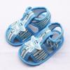 Летние сандалии со звездами для маленьких мальчиков и девочек, хлопковая обувь для малышей на мягкой подошве, обувь для первых ходунков