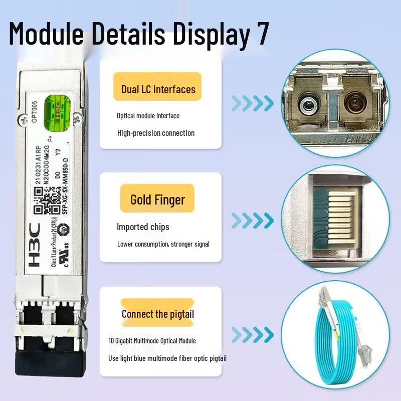 H3C SFP-XG-SX-MM850-D 10 Gigabit Multimode SFP+ Optical Module