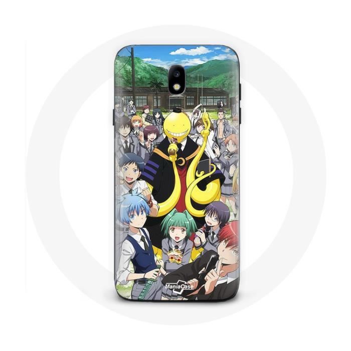 Coque - Maniacase - Samsung Galaxy J7 2017 - Silicone - Souple - Anime Assassination Classroom