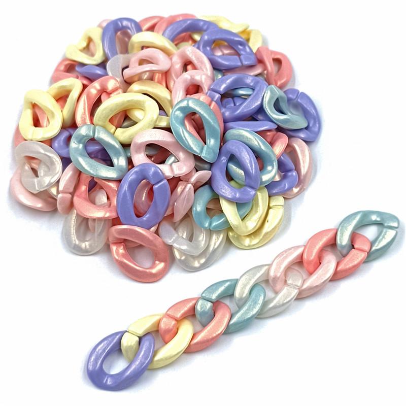 High Quality Chain Beads 200Pcs Macaron Jewelry Making For Accessories Handmade DIY DIY Findings