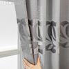 1 шт LOZUJOJU Advanced European 40-70% затемняющие синие и серые жаккардовые шторы для гостиной спальни домашнего декора