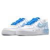Nike Air Force 1 Blue Tide Feather Leather Abrasion Resistant Low top Skateboard Shoes Unisex Blue White CW2288-111(Team1321-)