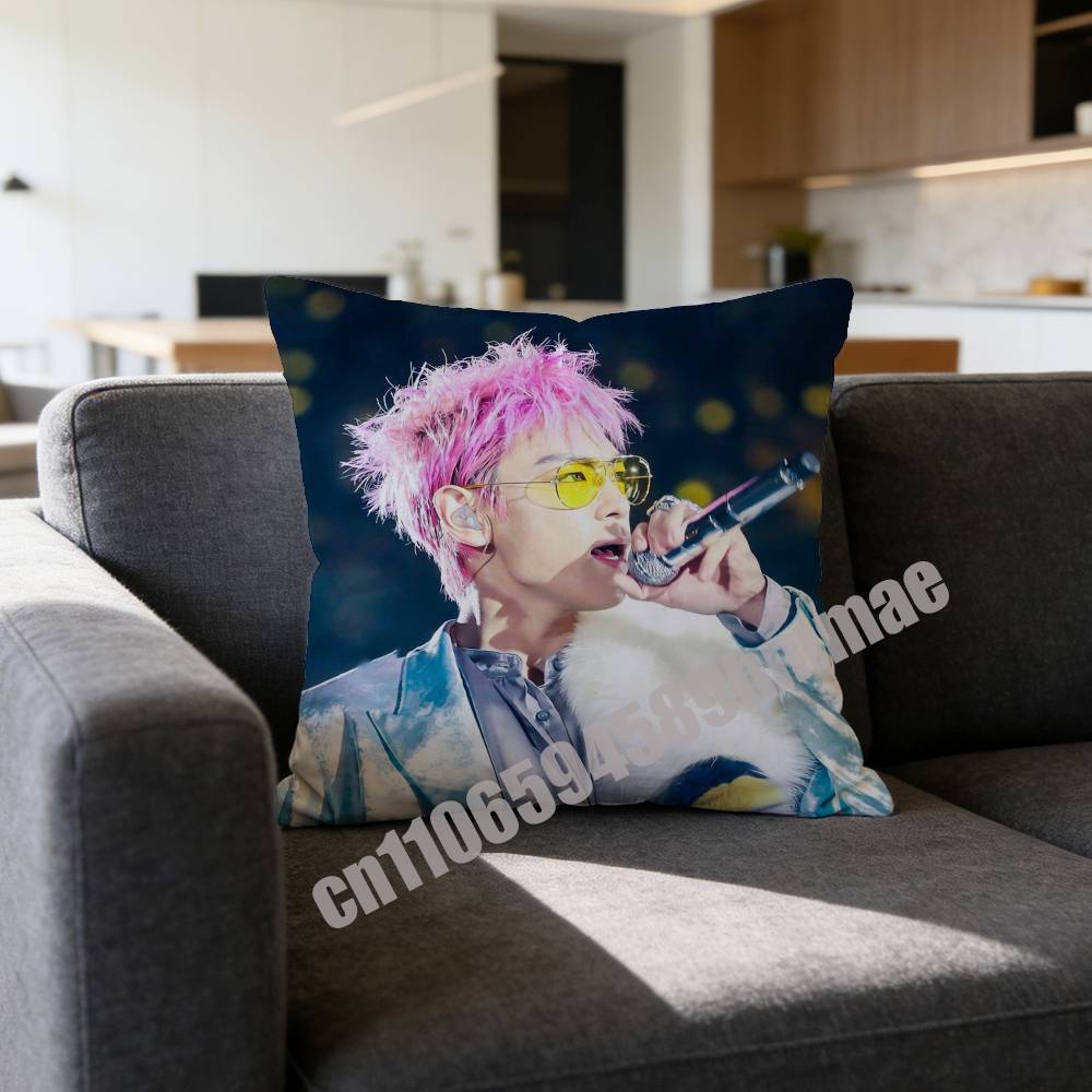 For T-Top C-Choi Seung Hyun Throw Pillow Case Sham 45X45Cm Decoration Square Bed Pillowcase Pad Cover