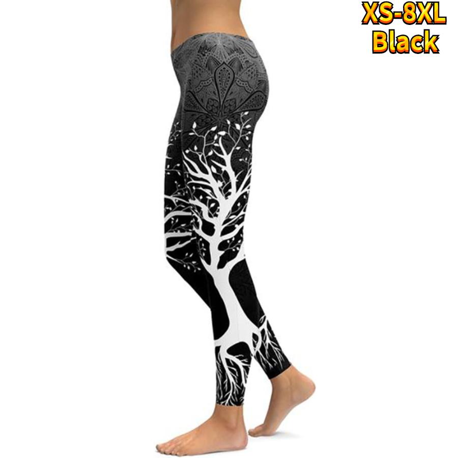 Женские зеленые кристаллы с принтами лотоса, эластичные леггинсы для йоги, фитнес-бег, тренажерный зал, спортивные брюки для активного отдыха