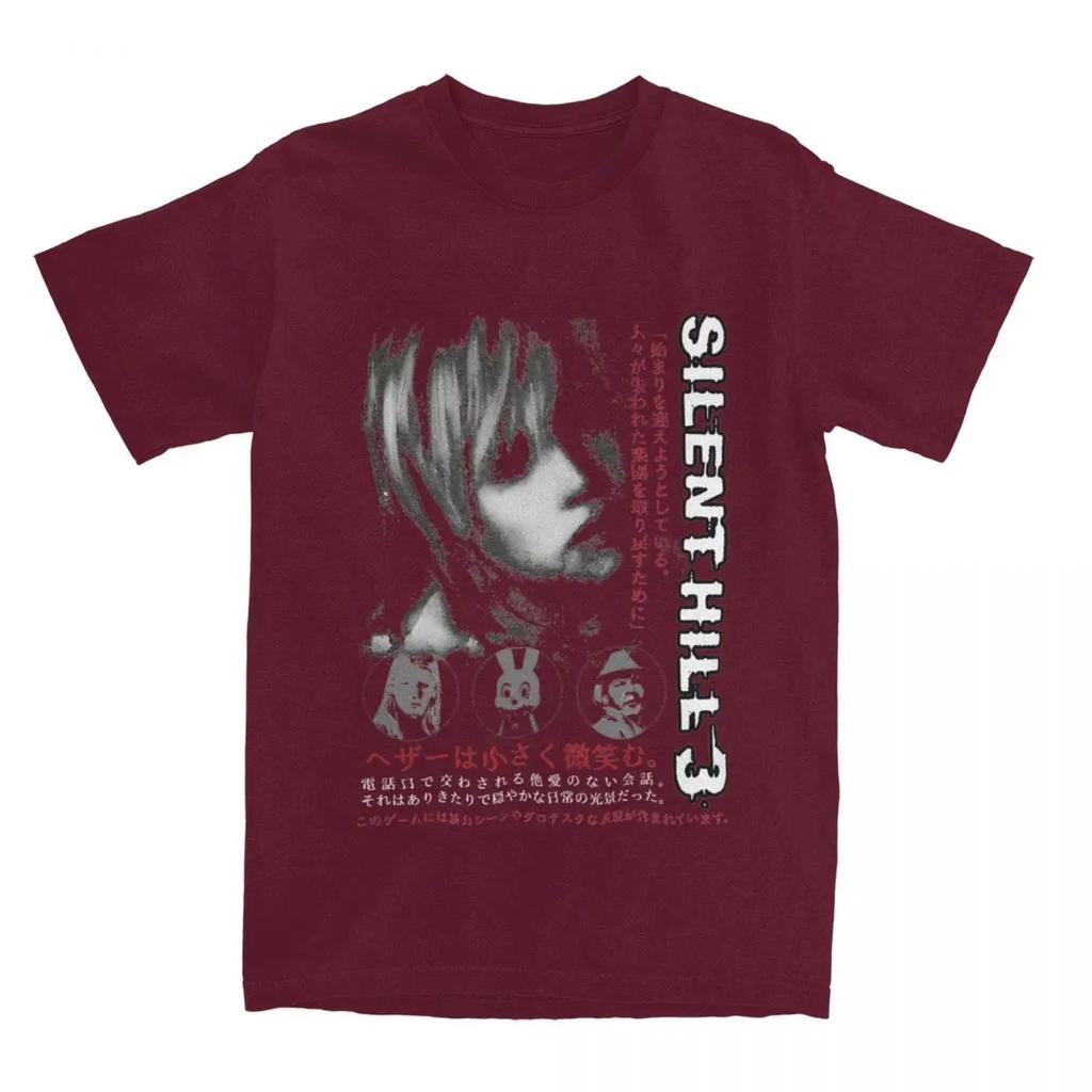 Новинка Хоррор Игра Silent Hill 3 Футболка Мужская Женская Футболка Heather Mason Футболка Летняя Одежда
