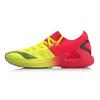 Li Ning Wind Chaser One-Piece Knit Low-Top Running Shoes Women Sneakers Yellow Red ARBN222-9