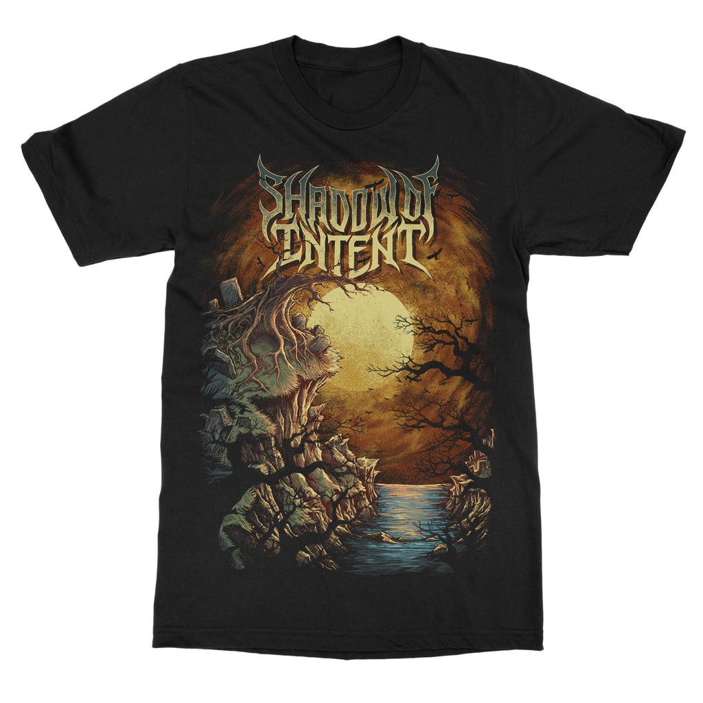 ZX Retro Shadow of Intent Band Graphic Cotton Tshirt Unisex Summer Short Sleeve Fashion Brand Tee Luxury Casual Vintage Retro Top