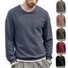 And Winter New Men's Sweater Solid Round Neck Sweater Men's Sweater