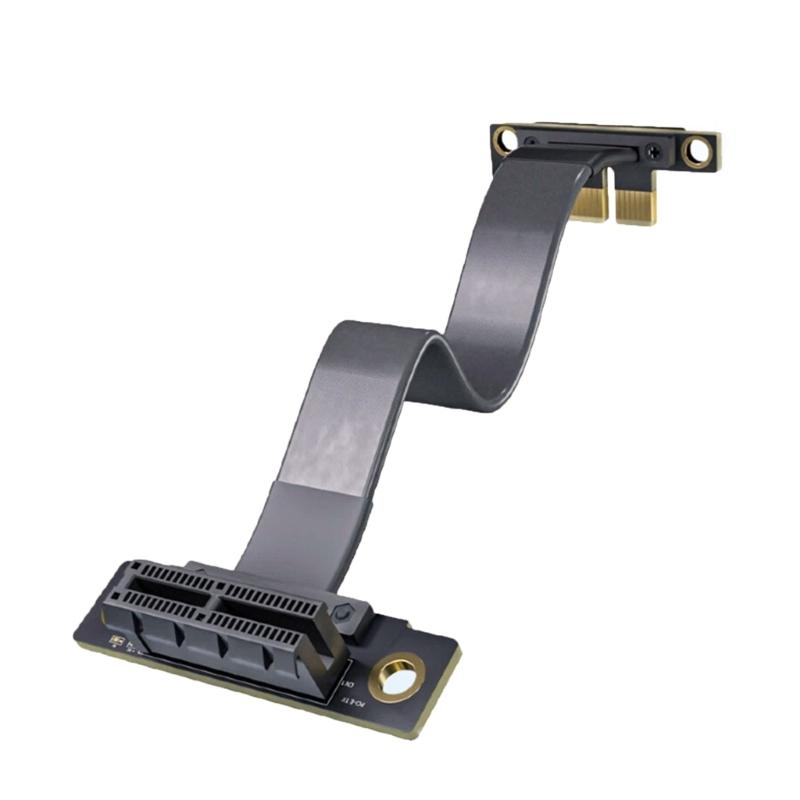 Fast Speed PCIE3.0 1x Extension Cable Supporting Full Bandwidth Data Transfer for Graphics Networking and Sound Cards
