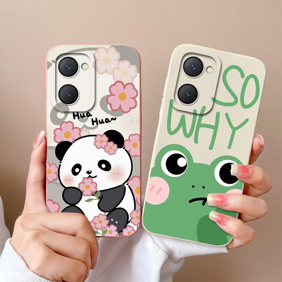 Противоударный чехол для Vivo Y03 Y17S Y19S Y27 Y28 Y36 Y38 Y78 Plus T3 T3X 4G 5G Маленький цветочный узор Мягкая силиконовая защита камеры для Vivo Capas
