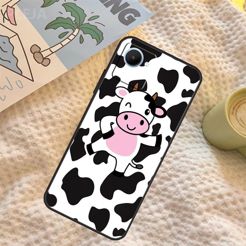 Cut Cow Case For Realme C55 C71 C67 C51 C75 C63 C61 C65 C53 C35 11 12 13 14 Pro Plus GT6 GT7 15 Pro