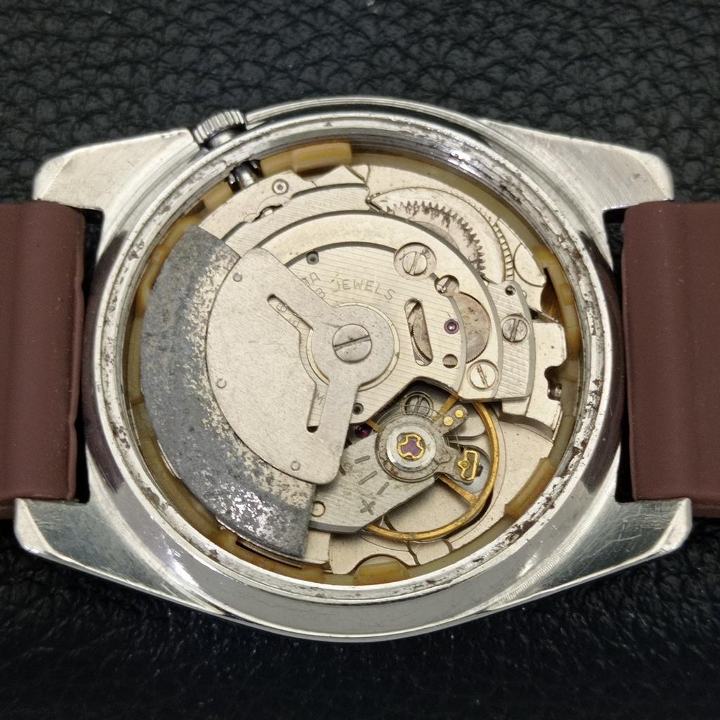 Б/У винтажные мужские часы SEIKO 5 AUTOMATIC JAPAN с коричневым циферблатом a434992-2 R122-a434992