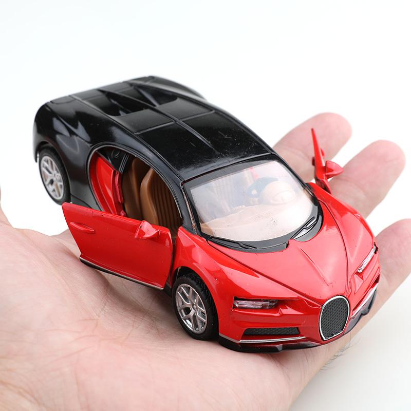 (Упакованный) 1:36 Тканевый Хирон, Литая Модель Автомобиля, Имитация Суперкара, Детская Литая Машинка, Игрушечная Модель для Мальчика