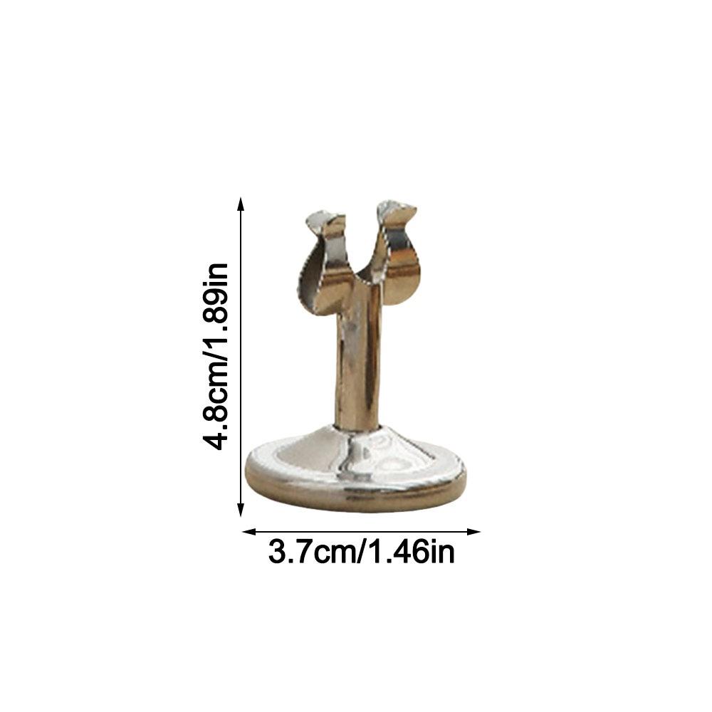 Stainless Steel Name Card Holder Stable Base Menu Standing Table Number Holder Table Accessories