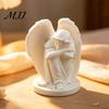 Ретро Настольные Украшения 3D Печатный Спящий Ангел Орнамент, Минималистичная Фигурка Милый Декор Декор, Эстетичная Скульптура для Дома Офиса Полок