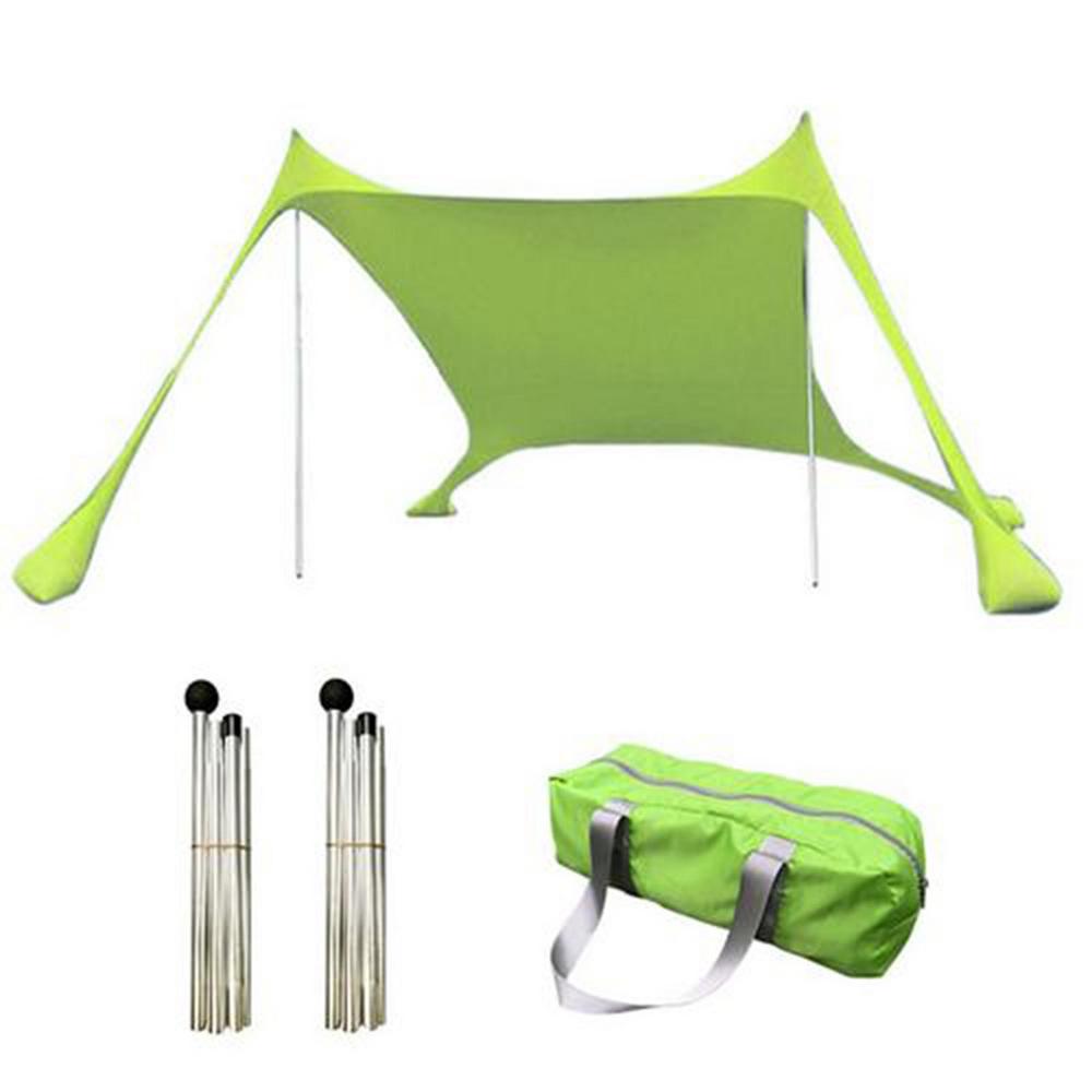 Beach Sun Shade UV Resistant Camp Bed Tent Sun Shelter Canopy Garden House with Storage Bag for Camping Fishing