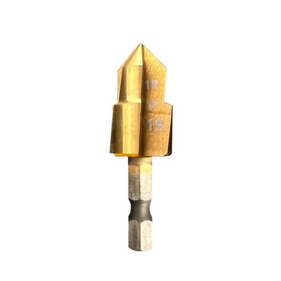 1/3Pcs Heavy-Duty Pipe Reaming Drill Bits Rustproof Corrosion Resistant Easy Installation Versatile Compatibility Reamer