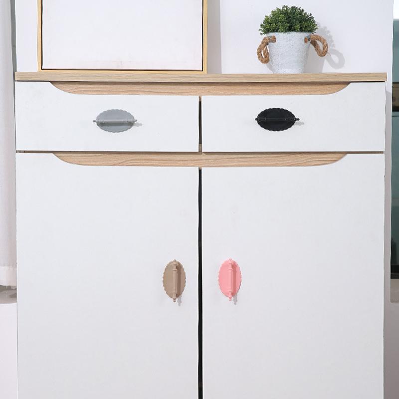 2 шт. Самоклеящиеся пластиковые ручки для шкафа, ручки для спальни, кухни, ванной, шкафа, ящика, многофункционального шкафа