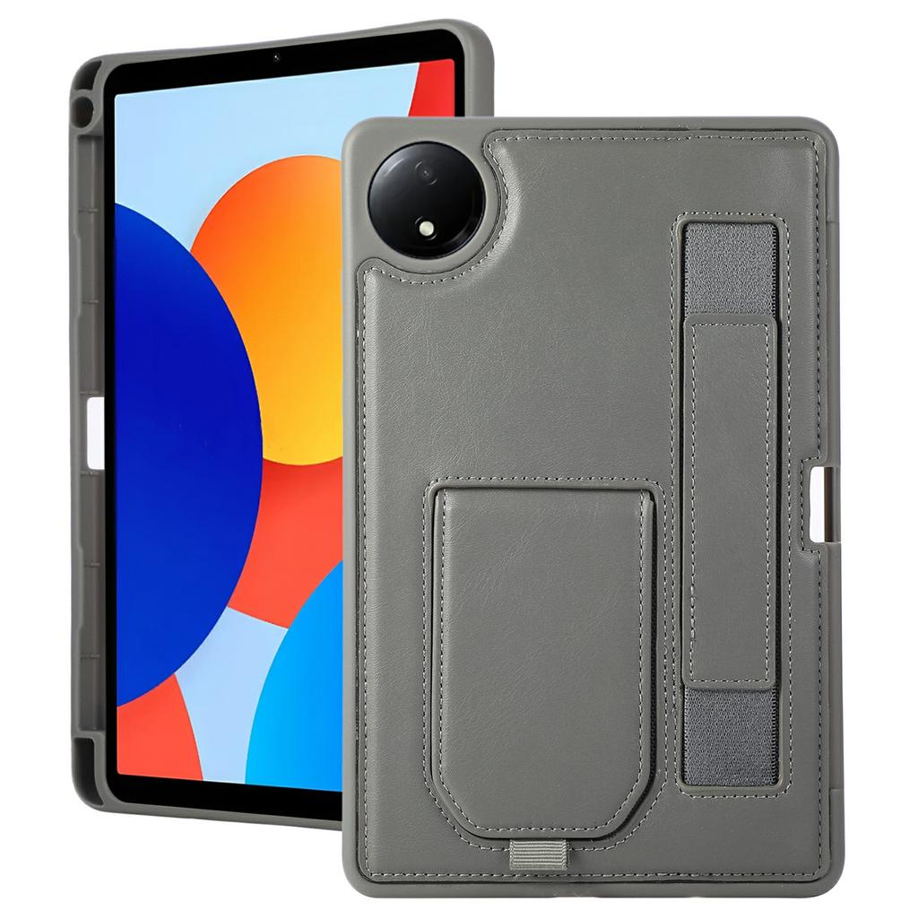 Чехол для Xiaomi Redmi Pad SE 4G 8,7 дюйма с подставкой, чехол-обложка из ПУ + ТПУ для планшета с ремешком на запястье / слотом для стилуса