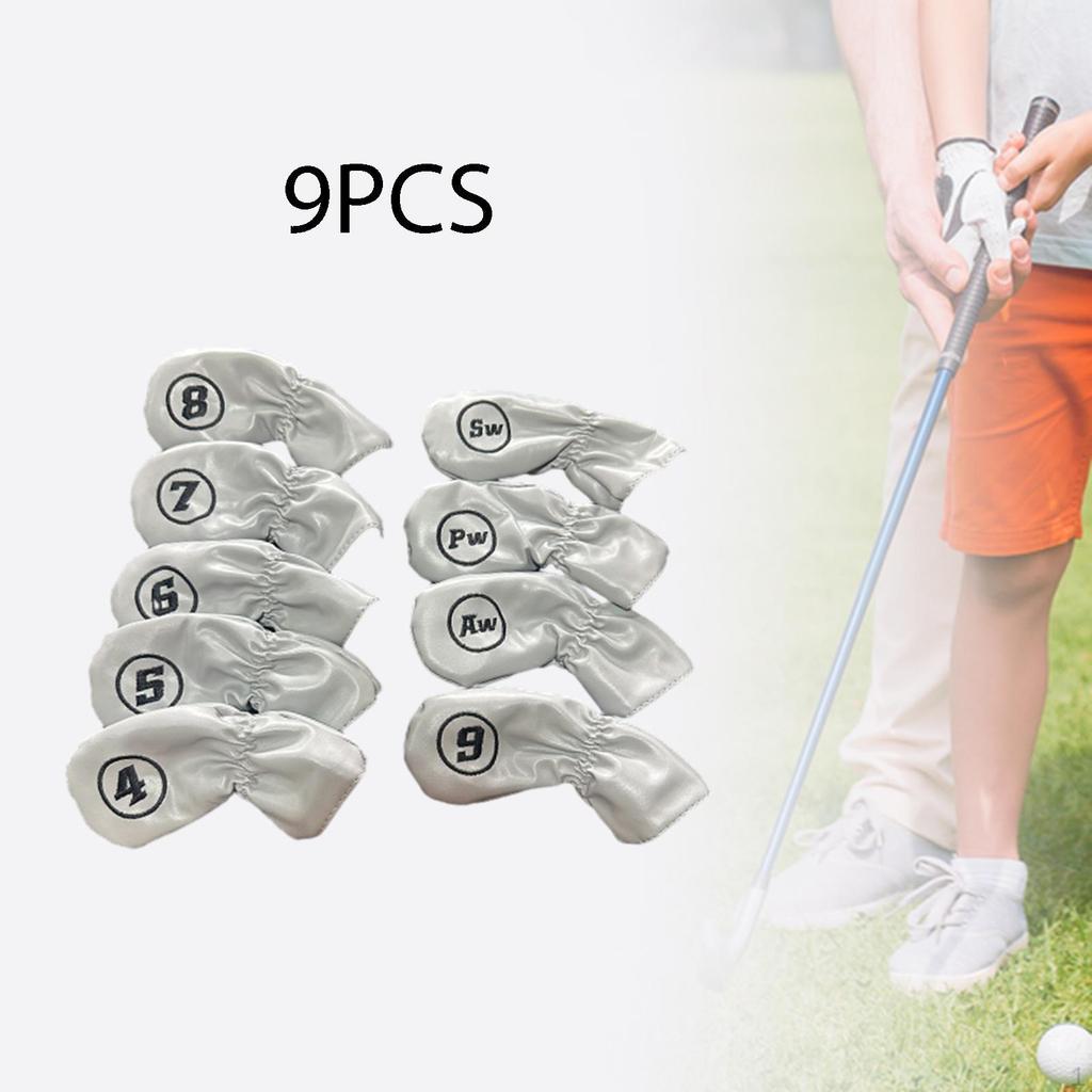 9 шт., железные головные уборы для гольфа, клубные головные уборы, легкие, с мягкой подкладкой, износостойкие