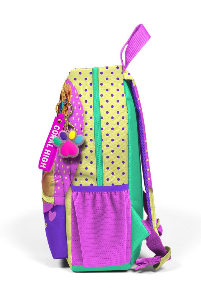 Рюкзак Little Nest Желтый Розовый Милый собачий узор с двумя отделениями 23552