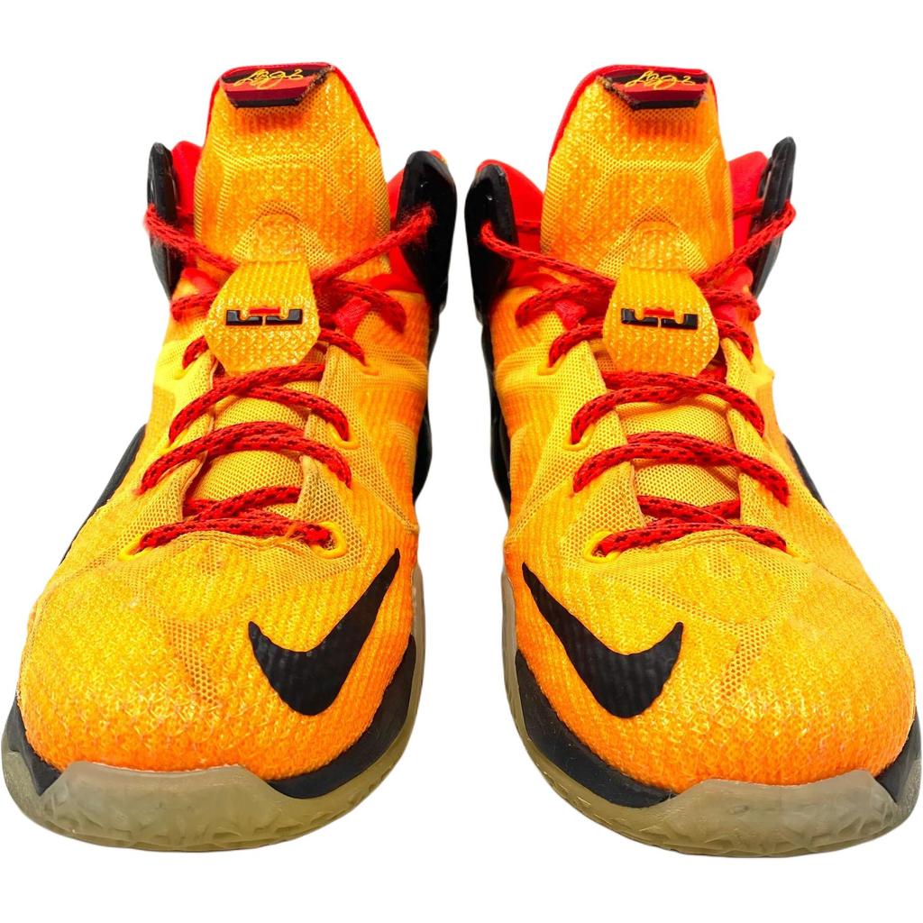 Nike Кроссовки для баскетбола Lebron 12, устойчивые к скольжению и истиранию, средней высоты, для детей, 685181-830
