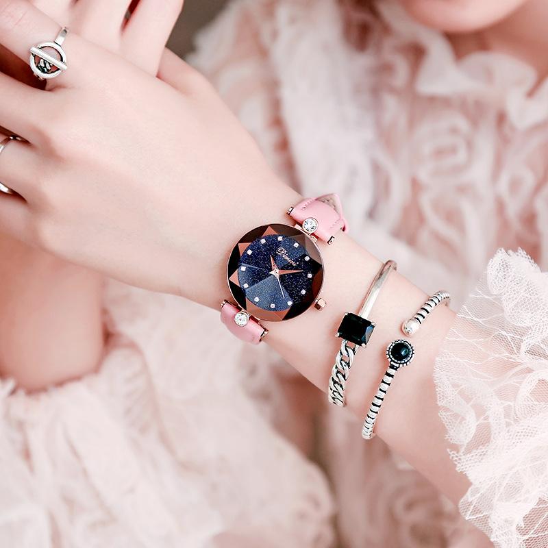 Часы Starry Sky женские водонепроницаемые кварцевые женские часы модные трендовые женские часы с поясом