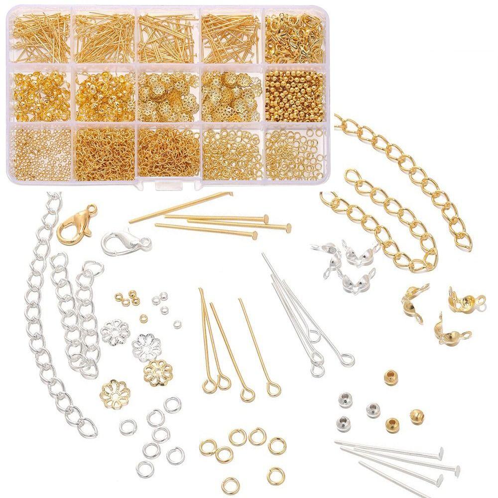 Lobster Clasps Jewelry Making Kit 15 Grids Bracelet Making Tools Earring Making Supplies