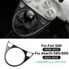 Carbon Fiber Gear Shift Collar for Fiat 500 2008-2015 & Abarth 595 695 595C 695C 2012-2015 AT MT
