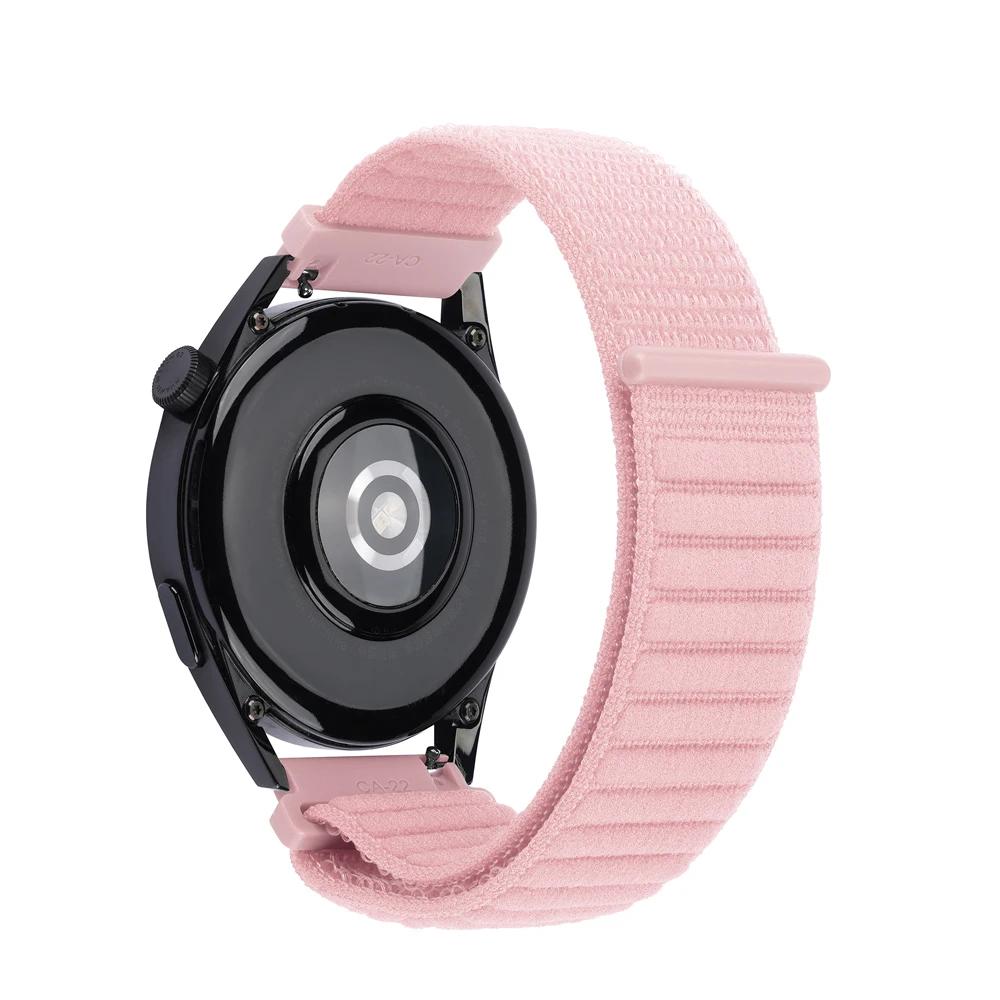 Braided 22mm 20mm Nylon Watch Band for Samsung Galaxy Watch FE 7 6 5 4/6 4 Classic/Gear S3 Loop Strap Bracelet Replace Wristband