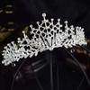 Bridal Tiara Crystal Princess Crown Headband Wedding Dress Hair Accessories Birthday Crown Accessories Super Fairy