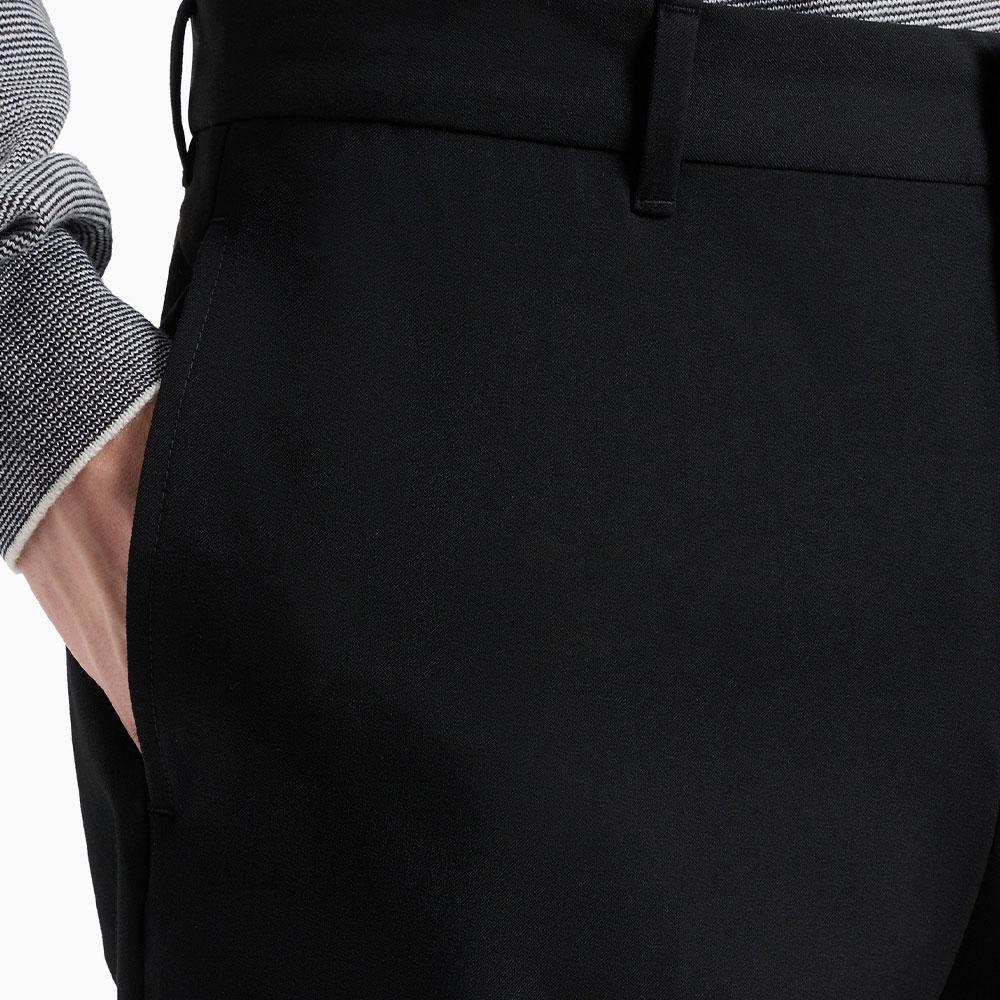 EMPORIO ARMANI Compact Fabric Chinos With Wool Finish 6D1P65-1NUUZ-0999