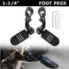 1-1/4"32mm Highway Engine Guard Motorcycle Footpegs For Harley Electra Glide Ultra Classic FLHTCU Sportster XL Dyna Softail