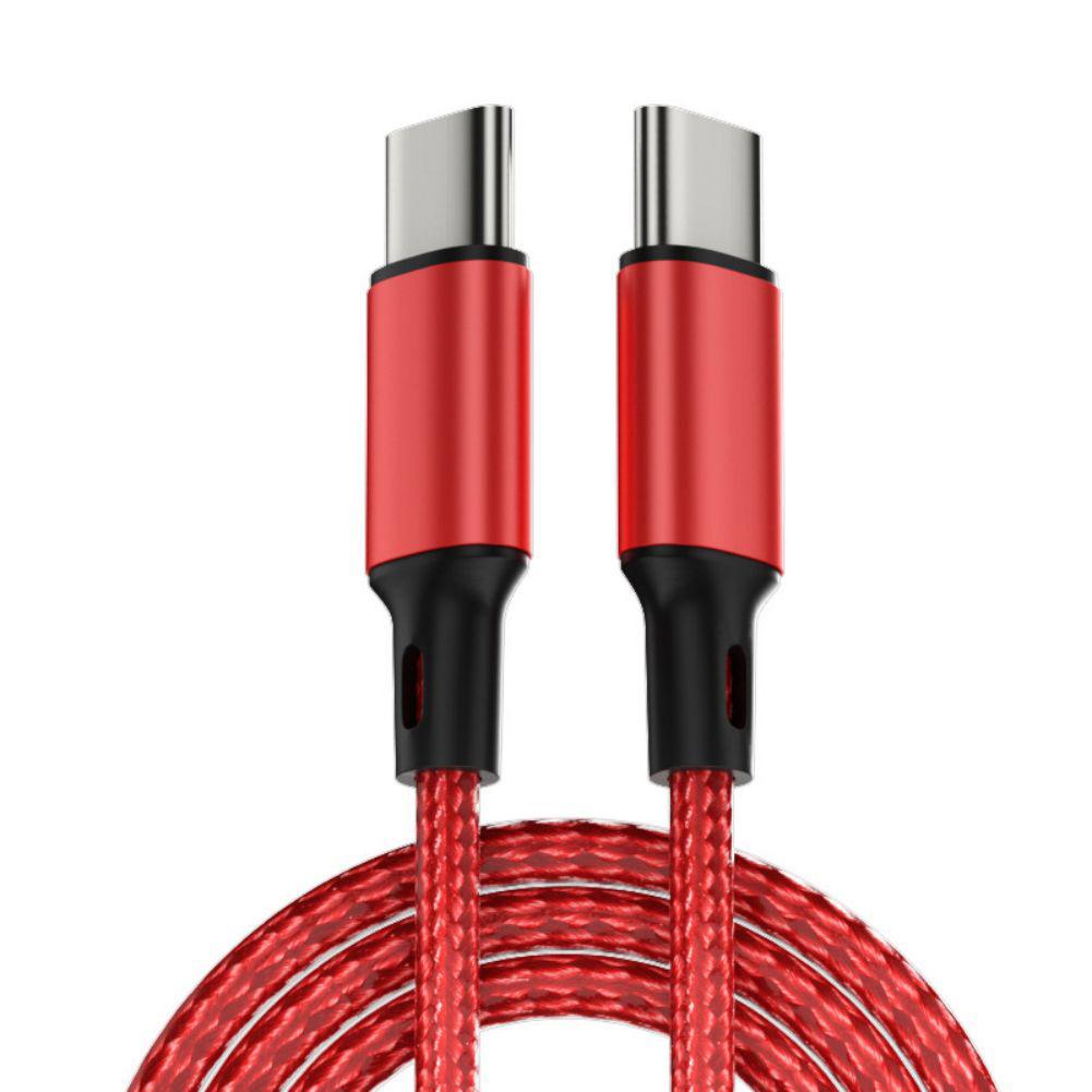 Зарядный кабель USB Type-C Папа-Папа, Кабель данных USB C на USB C, Кабель быстрой зарядки PD 60 Вт для устройств Type C, Смартфонов