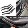 Углеволокно для 2010-2015 BMW X1 E84 4 шт. Накладки на панели внутренних дверных ручек