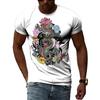 Summer Fashion Chinese Dragon Men T-shirts 3D Trend Casual Personality Cool Style Printing Tees Hip Hop O-neck Short Sleeve Tops