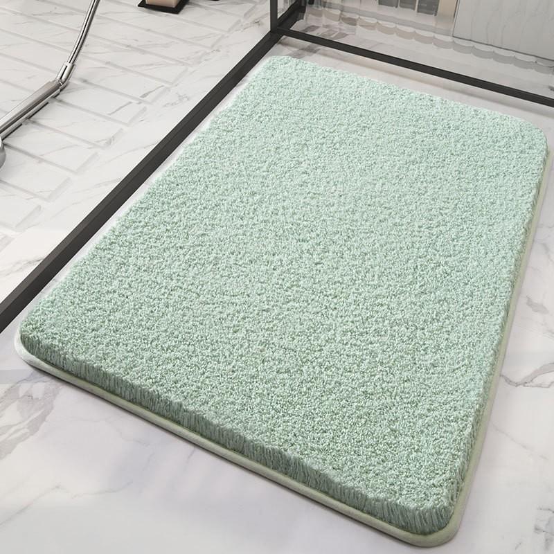 Bathroom Absorbent Floor Mat Soft Plush Thick Non Slip Rug Home Entryway Shower