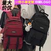 School Bag, Girl, Junior High School Student, High School Student, College Student, Burgundy Backpack, Backpack.