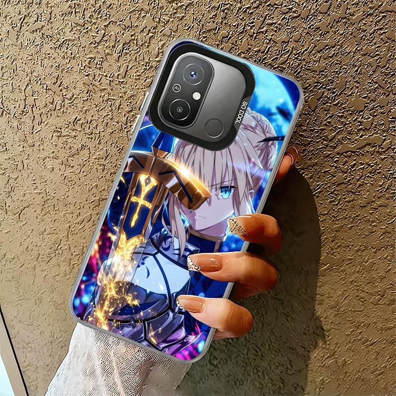 Ударопрочный чехол для телефона Fate Zero Stay Night Saber для Xiaomi Poco X7 X6 X5 X3 Pro F7 Ultra M8 Redmi 15C 15 14C 13C 12C 10C 13 12