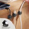 6Pcs Magnetic Cable Clip Organizer Adhesive Cable Management Clips Wire Phone USB Charger Cable Holder