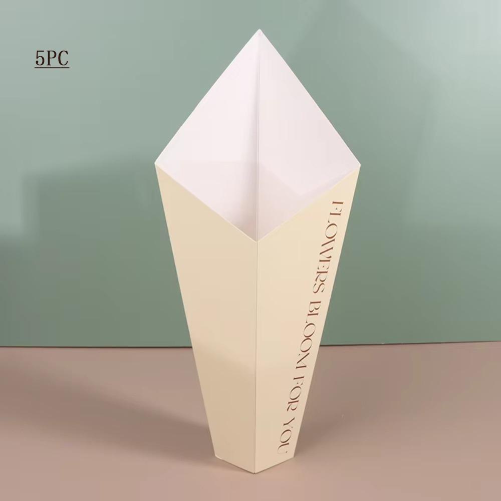 5pc DIY Flower Bundle Box Simple Bouquet Box Creative Flower Arrangement Box Party Supplies